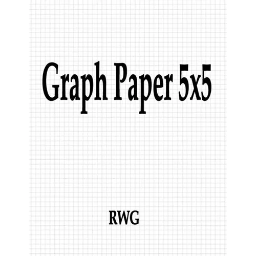 Graph Paper 5x5: 150 Pages 8.5