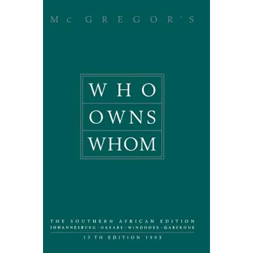 Who Owns Whom: The Southern African Edition - Hardcover