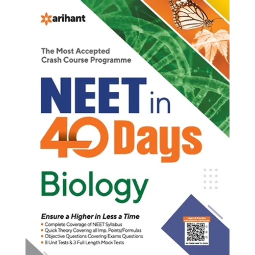 40 Days Crash Course for NEET Biology - Paperback
