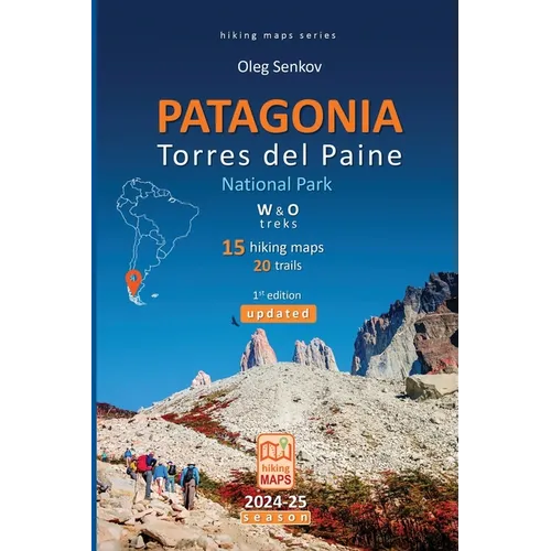 PATAGONIA, Torres del Paine National Park, hiking maps - Paperback