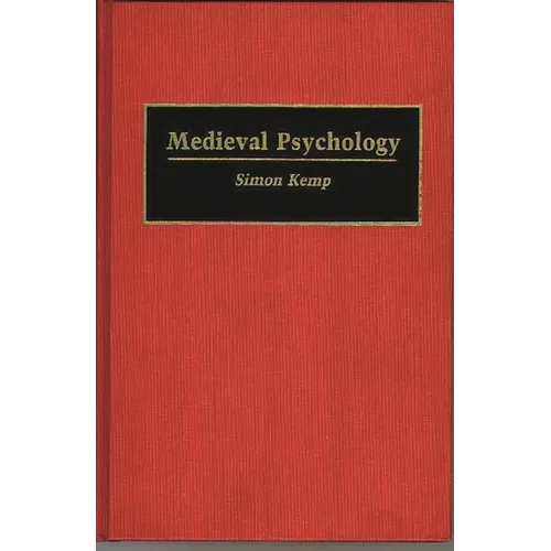 Medieval Psychology - Hardcover
