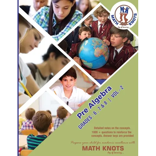 Pre-Algebra: Grades: 6-8 Vol - 2 - Paperback