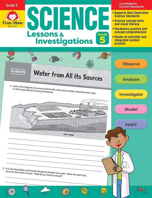 Science Lessons and Investigations, Grade 5 Teacher Resource - Paperback