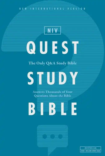 Niv, Quest Study Bible, Hardcover, Comfort Print: The Only Q and A Study Bible - Hardcover