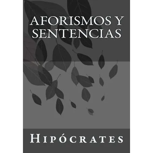 Aforismos y Sentencias - Paperback