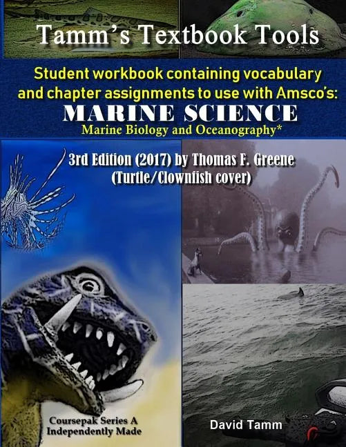 Student Workbook for Amsco's Marine Science* 3rd Edition by Thomas F. Greene: Relevant daily vocabulary and chapter assignments - Paperback