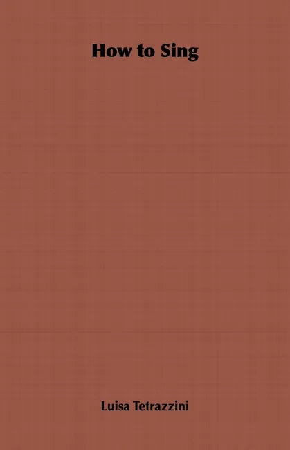 How to Sing - Paperback