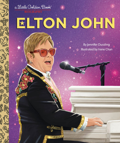 Elton John: A Little Golden Book Biography - Hardcover