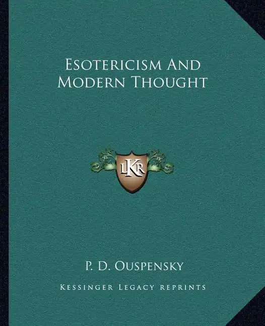 Esotericism and Modern Thought - Paperback