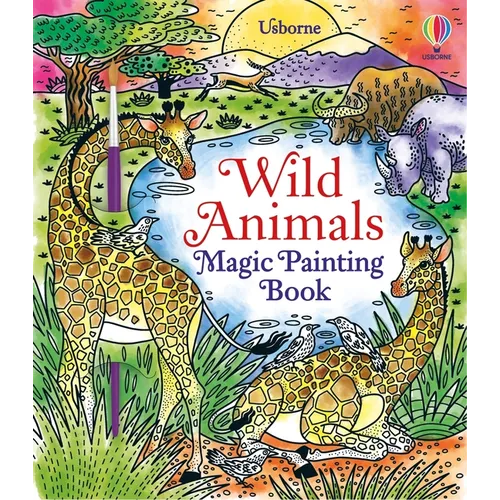 Wild Animals Magic Painting Book - Paperback
