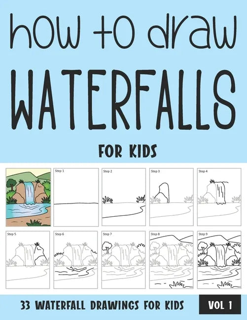 How to Draw Waterfalls for Kids - Paperback