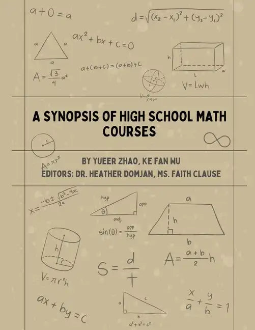 A Synopsis of High School Math Courses - Paperback