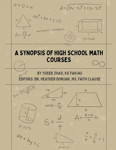 A Synopsis of High School Math Courses - Paperback