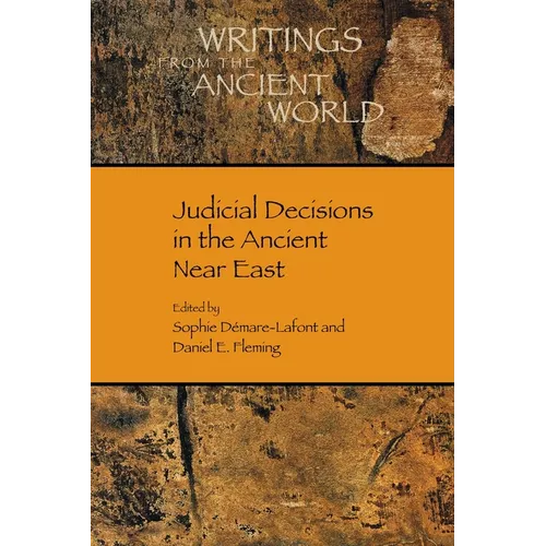 Judicial Decisions in the Ancient Near East - Paperback