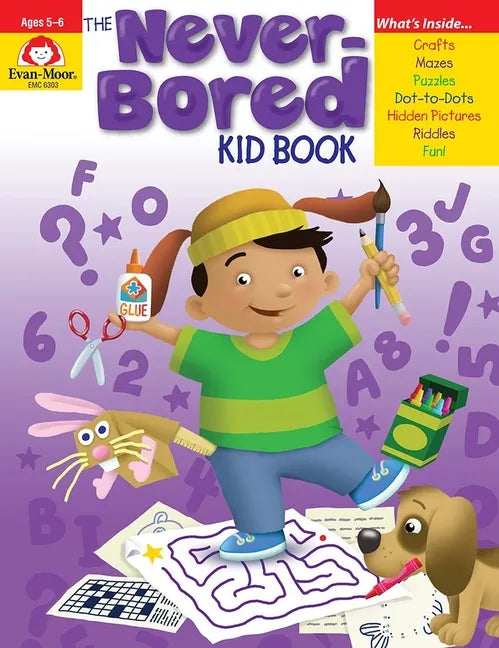 The Never-Bored Kid Book, Age 5 - 6 Workbook - Paperback