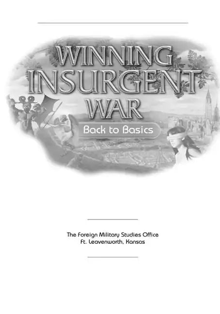 Winning Insurgent War: Back to Basics - Paperback
