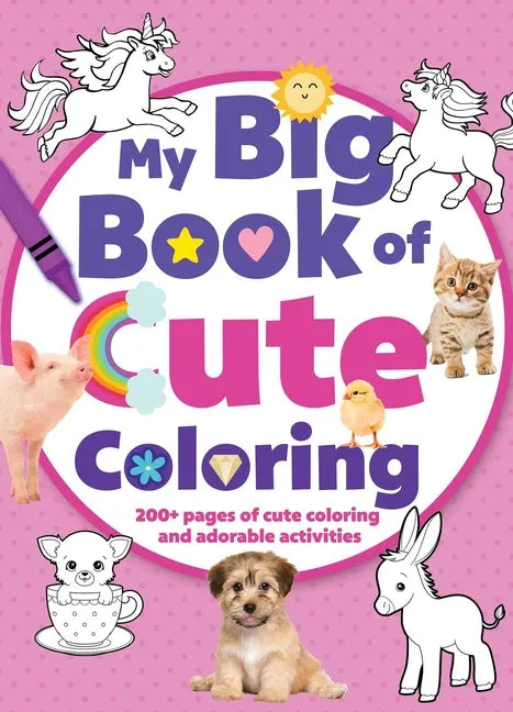 My Big Book of Cute Coloring - Paperback