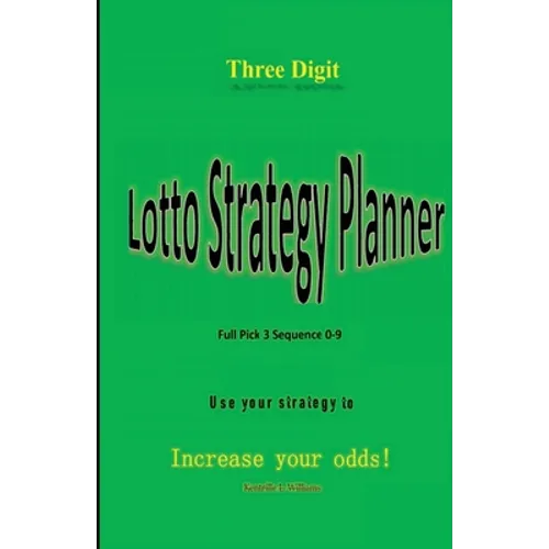 Three Digit Lotto Strategy Planner Full Pick 3 Sequence - Paperback