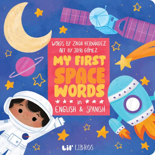 My First Space Words in English and Spanish - Board Book