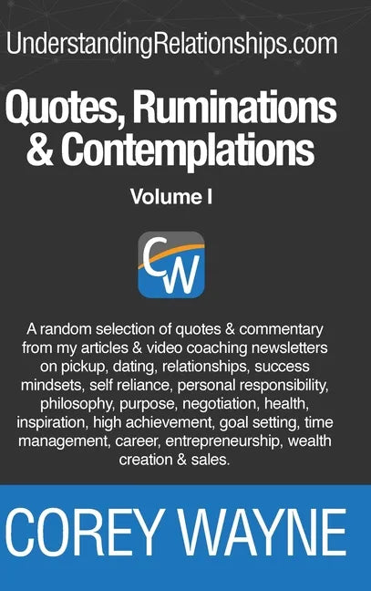 Quotes, Ruminations & Contemplations - Hardcover