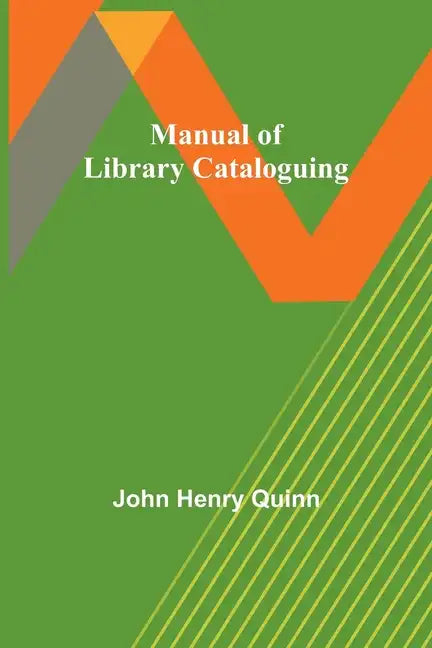 Manual of Library Cataloguing - Paperback