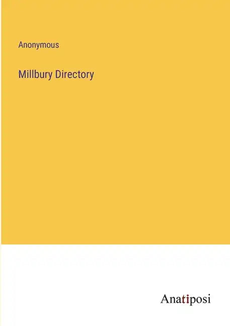 Millbury Directory - Paperback