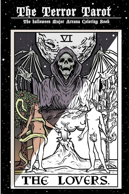 The Terror Tarot: The Halloween Major Arcana Coloring Book - Paperback