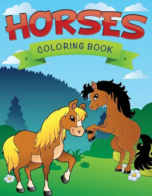 Horses Coloring Book - Paperback