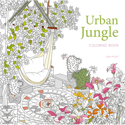 Urban Jungle Coloring Book - Paperback