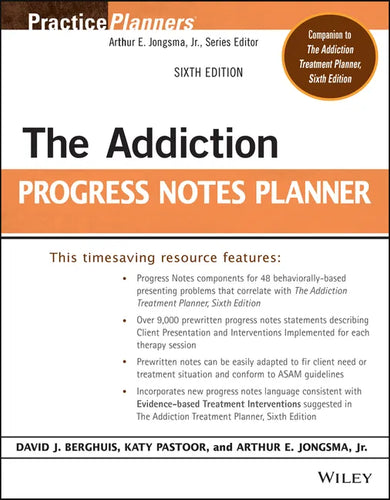 The Addiction Progress Notes Planner - Paperback