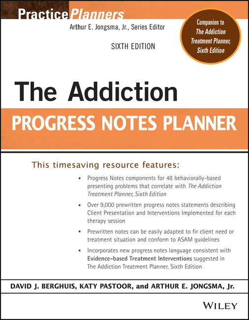 The Addiction Progress Notes Planner - Paperback