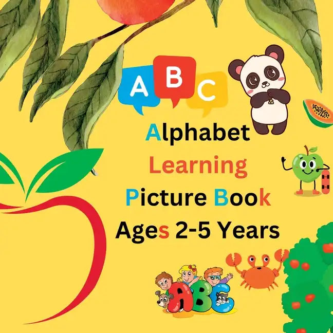 Alphabet Learning Picture Book For Kids Aged 2-5 Years - Paperback