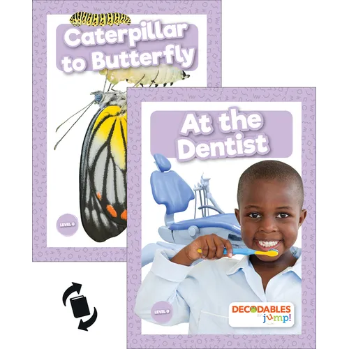 At the Dentist & Caterpillar to Butterfly - Library Binding