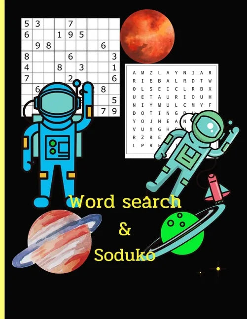 Word search & Soduko: Brain Game for smart Kids activities - Paperback