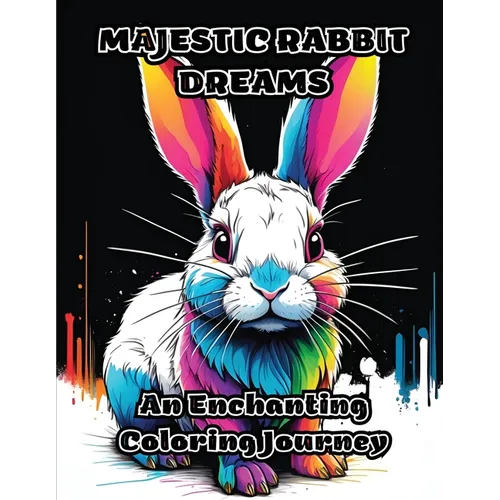 Majestic Rabbit Dreams: An Enchanting Coloring Journey - Paperback