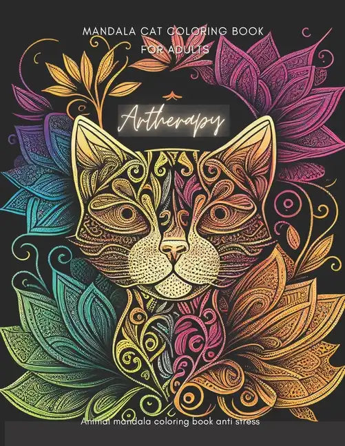 Artherapy, Mandala cat coloring book for adults: Animal mandala coloring book anti stress - Paperback