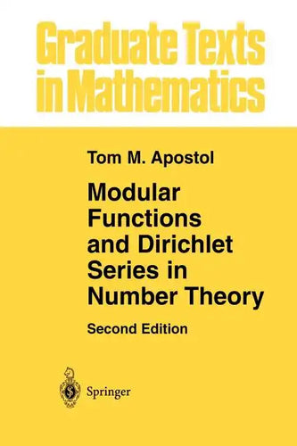 Modular Functions and Dirichlet Series in Number Theory - Paperback