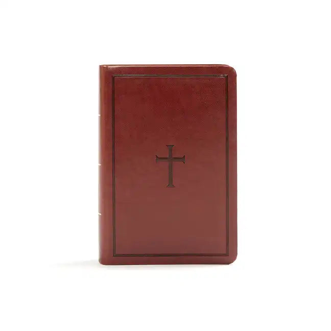 KJV Large Print Compact Reference Bible, Brown Leathertouch - Imitation Leather