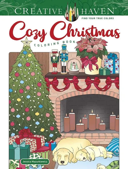 Creative Haven Cozy Christmas Coloring Book - Paperback