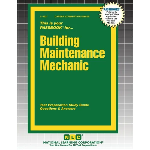 Building Maintenance Mechanic - Paperback