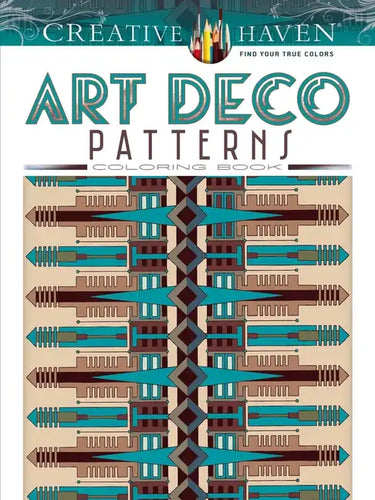 Creative Haven Art Deco Patterns Coloring Book - Paperback