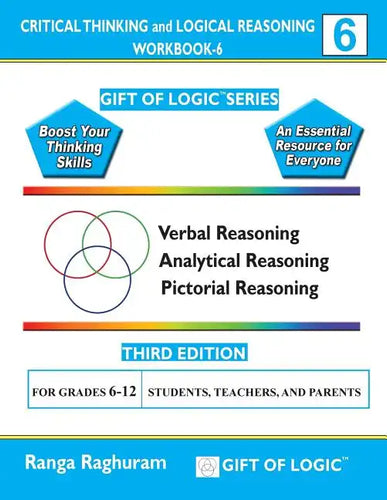 Critical Thinking and Logical Reasoning Workbook-6 - Paperback