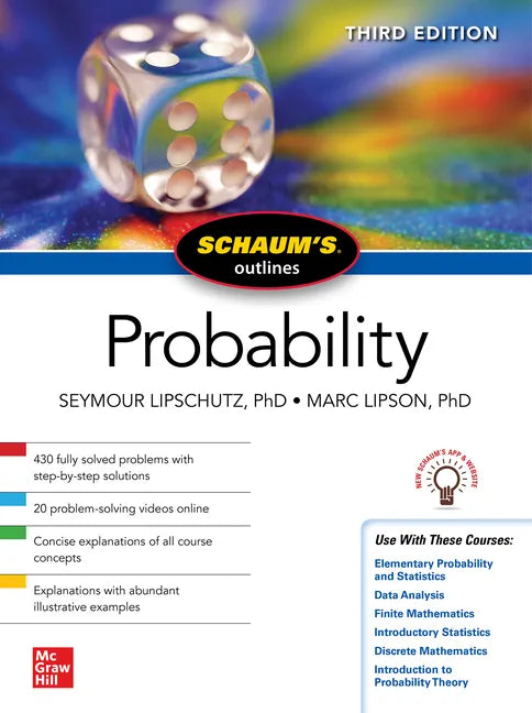 Schaum's Outline of Probability, Third Edition - Paperback