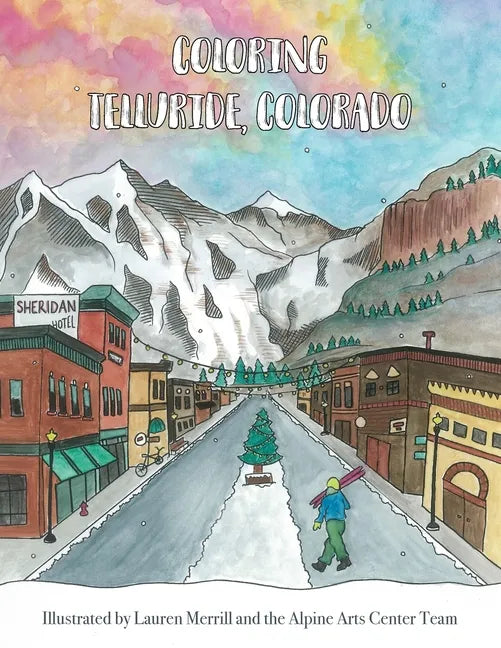 Coloring Telluride, Colorado - Paperback