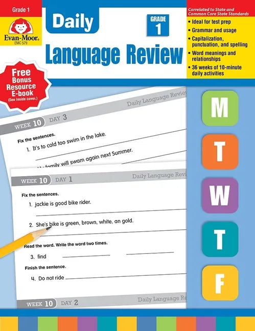 Daily Language Review, Grade 1 Teacher Edition - Paperback