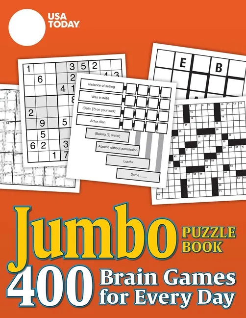USA Today Jumbo Puzzle Book: 400 Brain Games for Every Day - Paperback