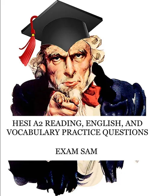 HESI A2 Reading, English, and Vocabulary Test Practice Questions - Paperback
