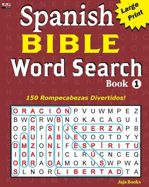 Spanish BIBLE Word Search Book 1 - Paperback