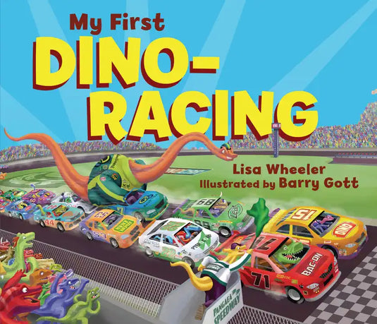 My First Dino-Racing - Board Book