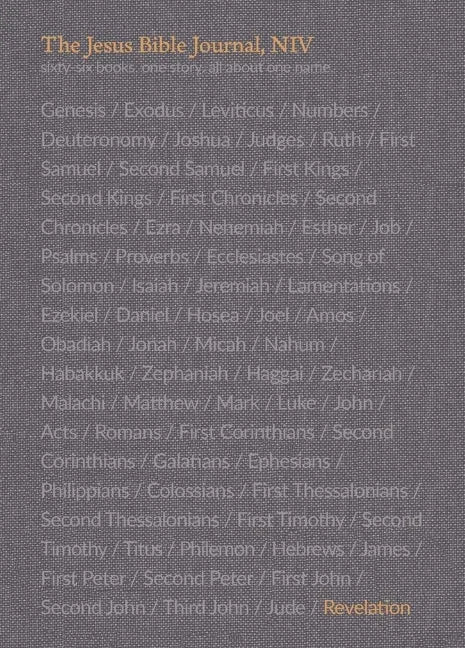 The Jesus Bible Journal, Revelation, Niv, Paperback, Comfort Print - Paperback